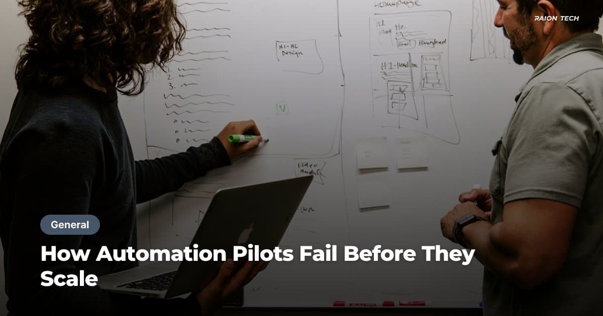How Automation Pilots Fail Before They Scale