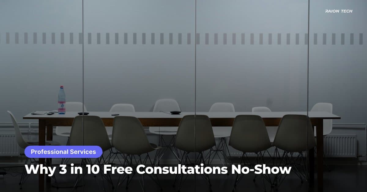Why 3 in 10 Free Consultations No-Show