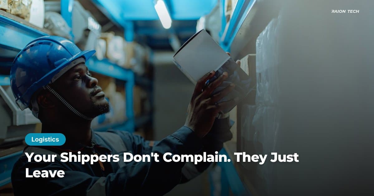 Your Shippers Don't Complain. They Just Leave