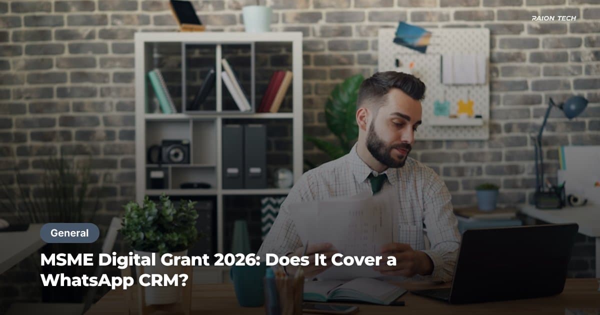 MSME Digital Grant 2026: Does It Cover a WhatsApp CRM?
